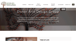 Desktop Screenshot of donorarts.com